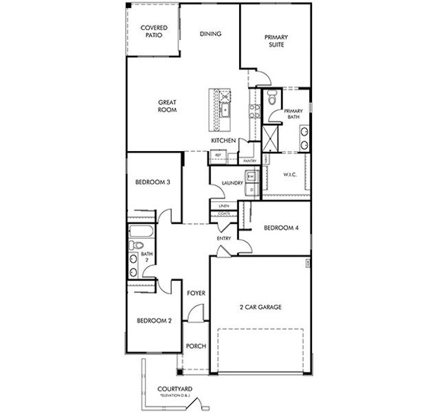 2D floor plan layout for the Mason by Meritage Homes in Meritage Homes by Teravalis - Estate Series, Buckeye, AZ (Image 3). 2D floor plan layout for the Mason by Meritage Homes in Meritage Homes by Teravalis - Estate Series, Buckeye, AZ (Image 3).