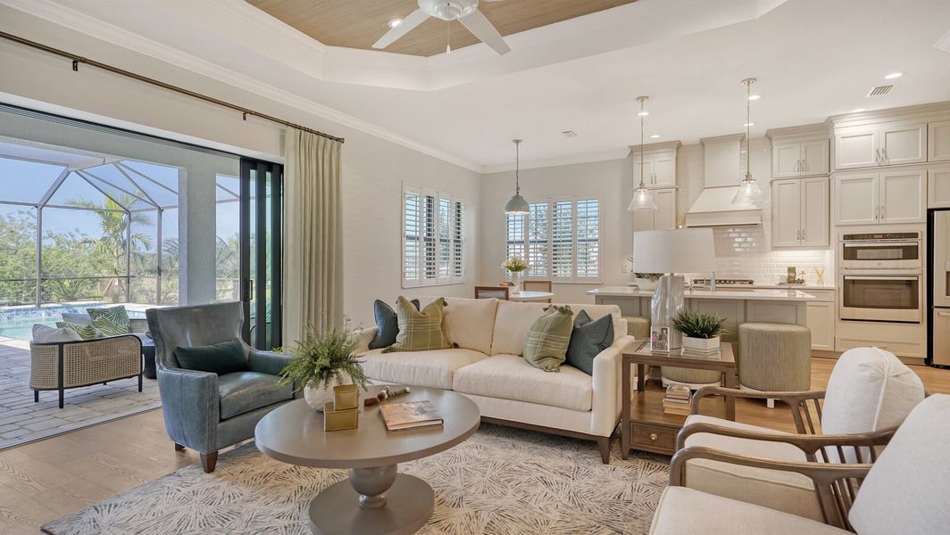 Representative furnished interior of a home built from the Endless Summer 4 by Neal Communities in Vistera of Venice, Venice (Image 6).