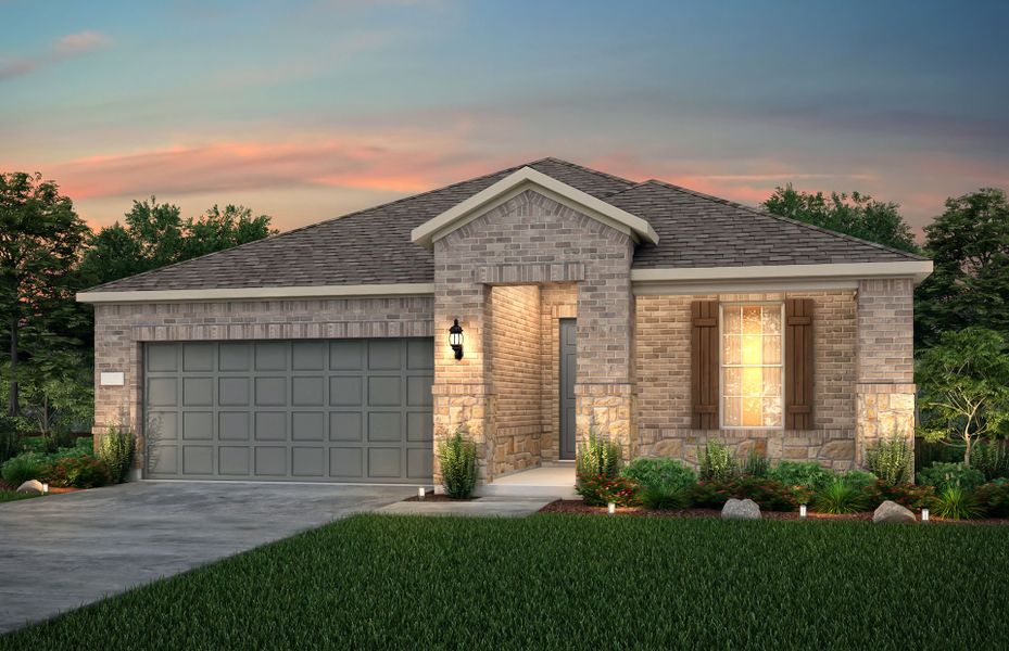 Representative exterior photo of a completed home built from the Prosperity by Del Webb in Sun City Texas, Georgetown, TX (Image 25).