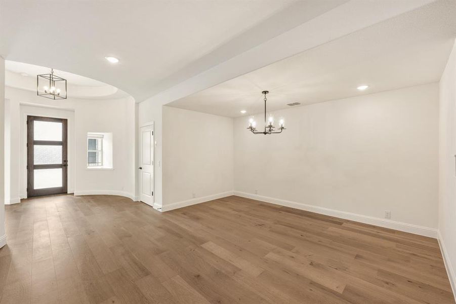 Spacious, unfurnished interior of a new home in Timberbrook, Justin (Image 26).