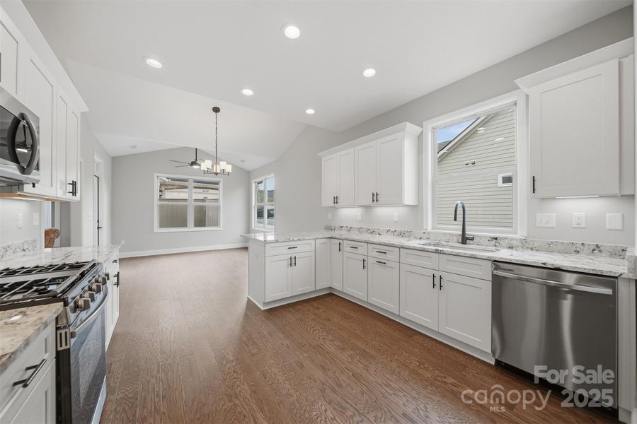 Furnished interior view inside a new home in , Hickory (Image 5). Furnished interior view inside a new home in , Hickory (Image 5).