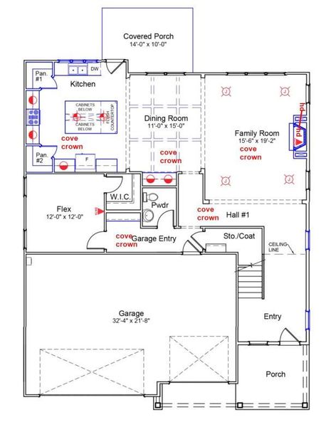 2D floor plan layout of this home in , Summerville, SC (Image 5).