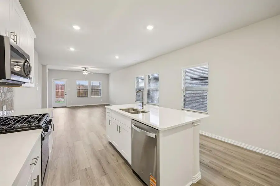 Furnished interior view inside a new home in Parks at Foster Crossing - Spring Series, Anna (Image 9).