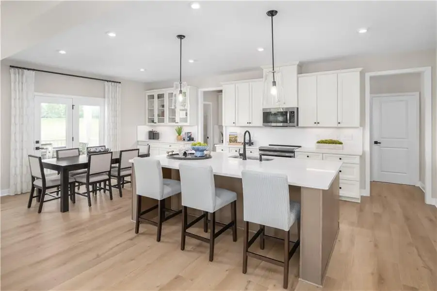 Furnished interior view inside a new home in , Commerce (Image 3).