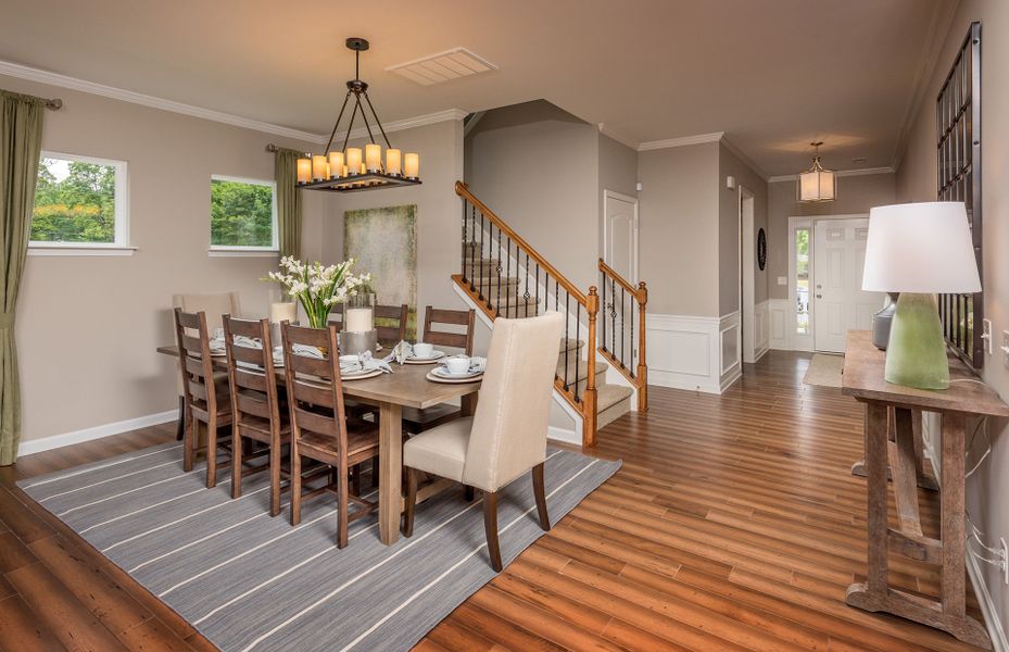 Furnished interior view inside a new home in Millstone, Hendersonville (Image 7).