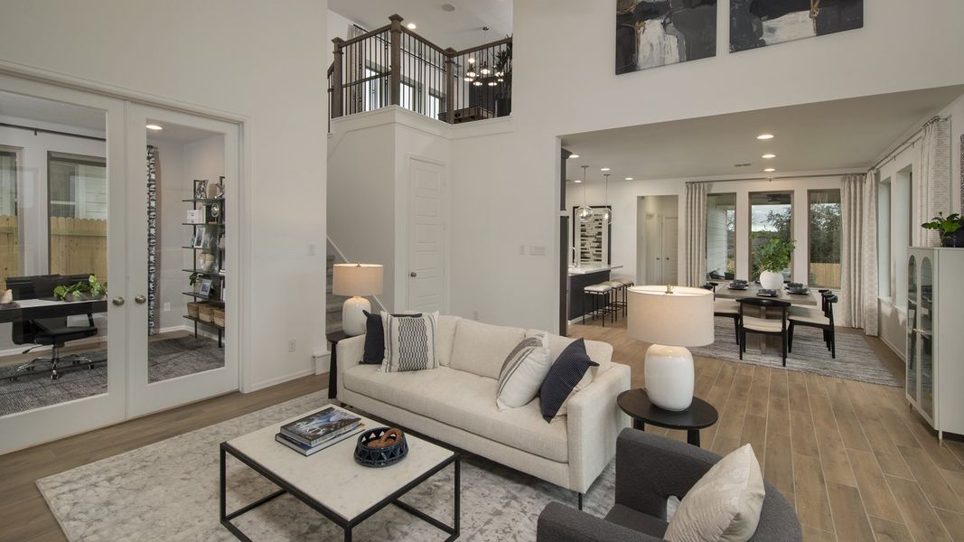 Furnished interior view inside a new home in Veranda, San Antonio (Image 4).