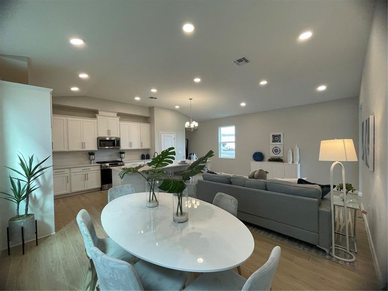 Furnished interior view inside a new home in Center Lake on the Park, St. Cloud (Image 22).