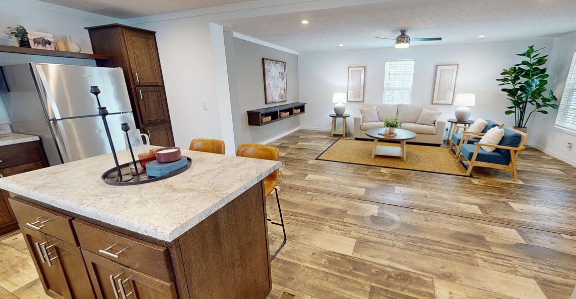 Furnished interior view inside a new home in , Early Branch (Image 5).