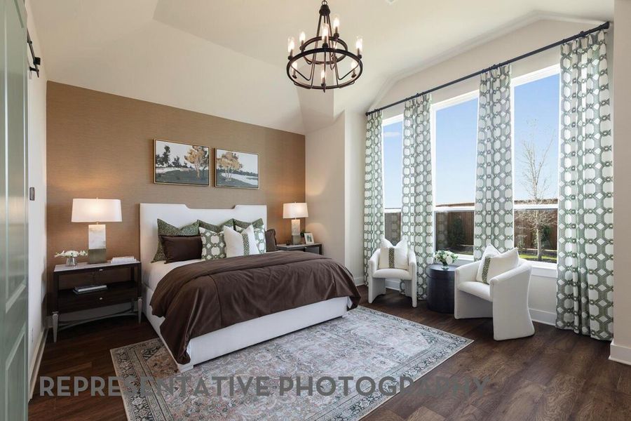 Furnished interior view inside a new home in ARTAVIA, Conroe (Image 8).