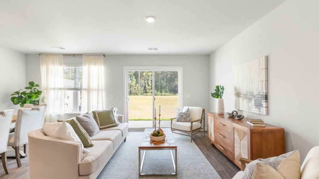 Furnished interior view inside a new home in The Towns at Blue Jay, Rincon (Image 9).