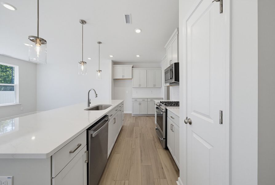 Furnished interior view inside a new home in Sweetbrier, Durham (Image 6).