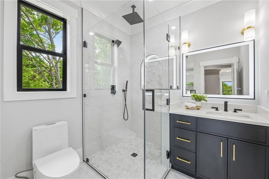 Furnished interior view inside a new home in , Buford (Image 13).