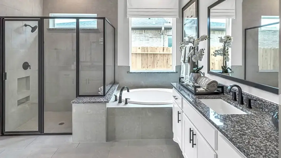 Furnished interior view inside a new home in Avalon at Cypress, Cypress (Image 26).