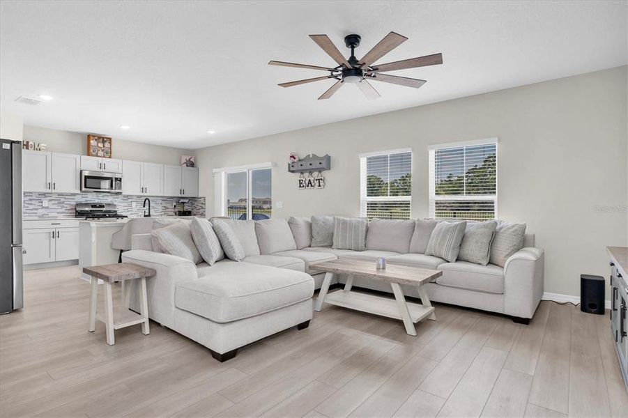 Furnished interior view inside a new home in Crosswind Point, Parrish (Image 13).
