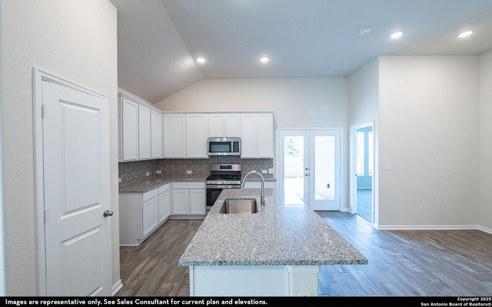 Furnished interior view inside a new home in , Schertz (Image 3). Furnished interior view inside a new home in , Schertz (Image 3).