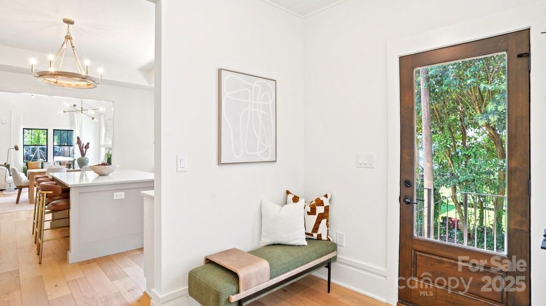 Furnished interior view inside a new home in , Charlotte (Image 6).