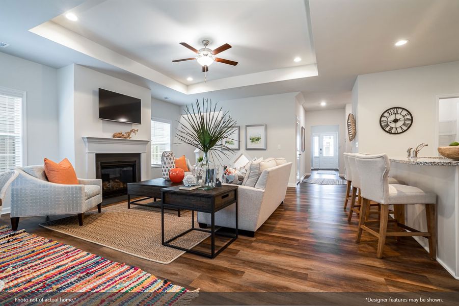 Furnished interior view inside a new home in Creekside Ridge, Batesburg-Leesville (Image 12).