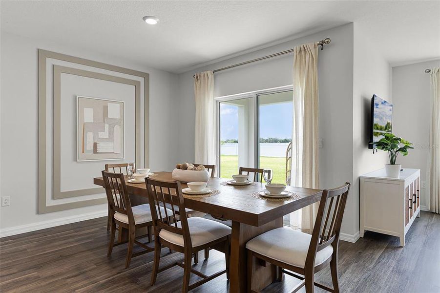 Furnished interior view inside a new home in , Winter Haven (Image 9).