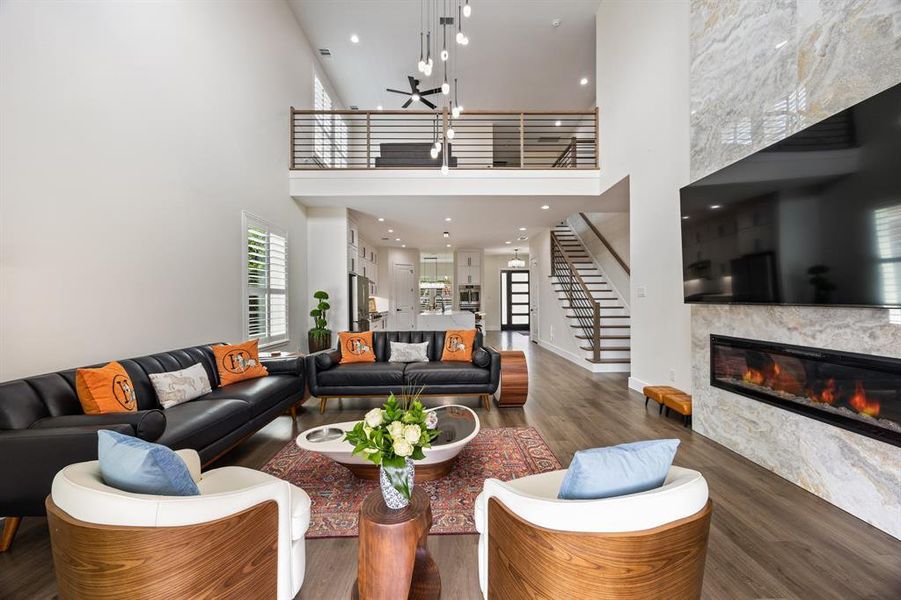 Furnished interior view inside a new home in , Frisco (Image 13). Furnished interior view inside a new home in , Frisco (Image 13).