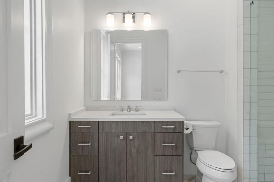 Furnished interior view inside a new home in , Atlanta (Image 10).