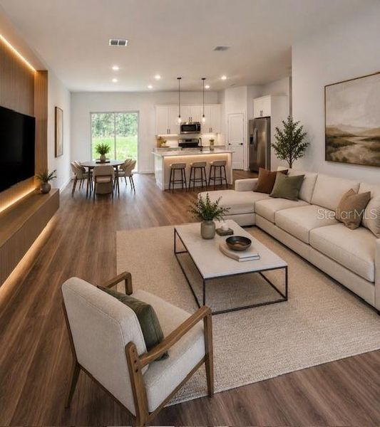 Furnished interior view inside a new home in , Citrus Springs (Image 15). Furnished interior view inside a new home in , Citrus Springs (Image 15).