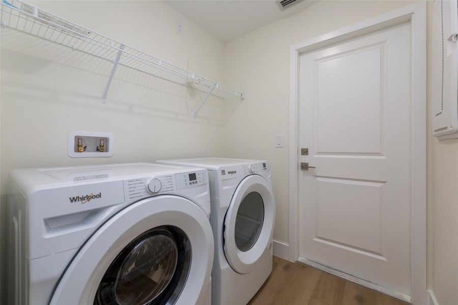 Washer and Dryer are included!
