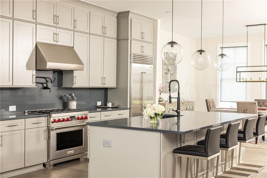 Furnished interior view inside a new home in , Atlanta (Image 20).