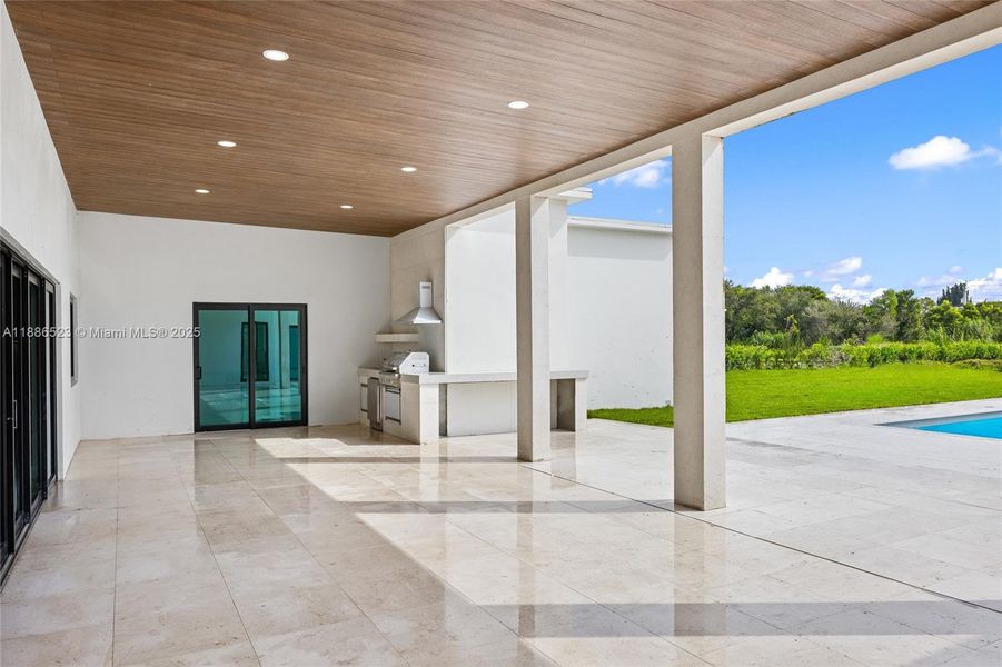 Exterior details and patio area of a home in , Southwest Ranches (Image 22).