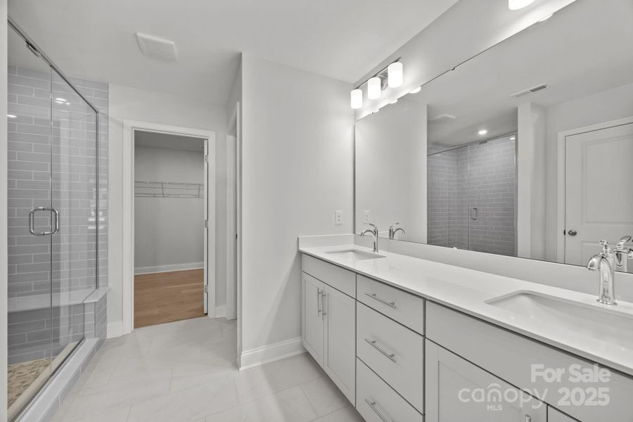 Secondary Bathroom with Double Vanity