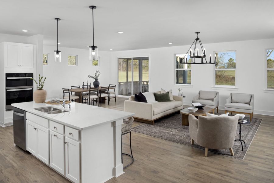 Representative furnished interior of a home built from the Allegheny by Mattamy Homes in Clarabella, Fuquay Varina (Image 11).