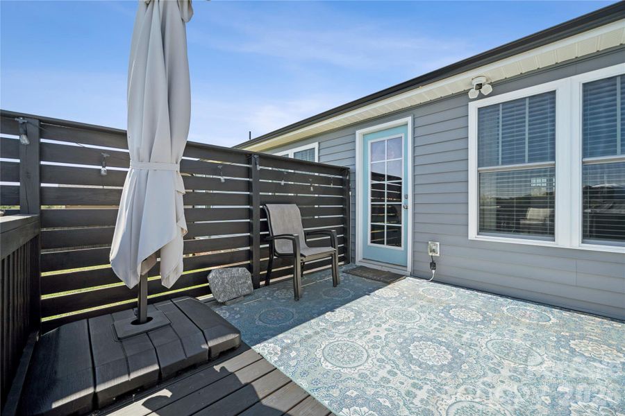 Exterior details and patio area of a home in , Lincolnton (Image 24).