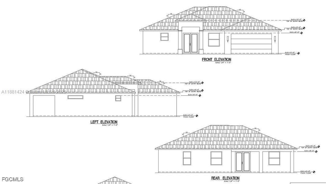 Exterior rendering of this home design in , Port Charlotte, FL (Image 5).