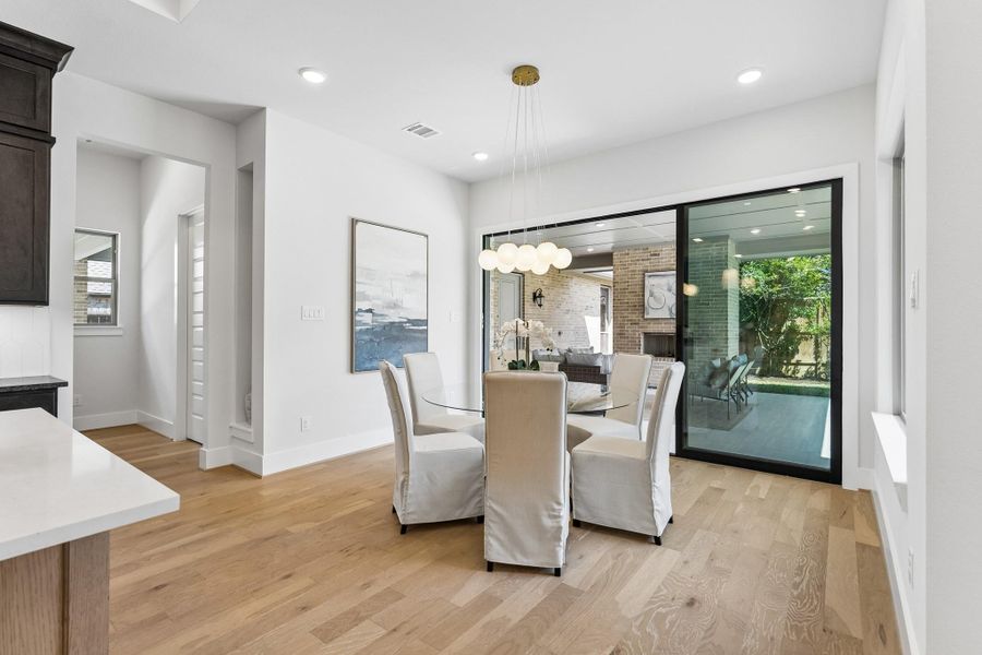 Furnished interior view inside a new home in , Houston (Image 15).