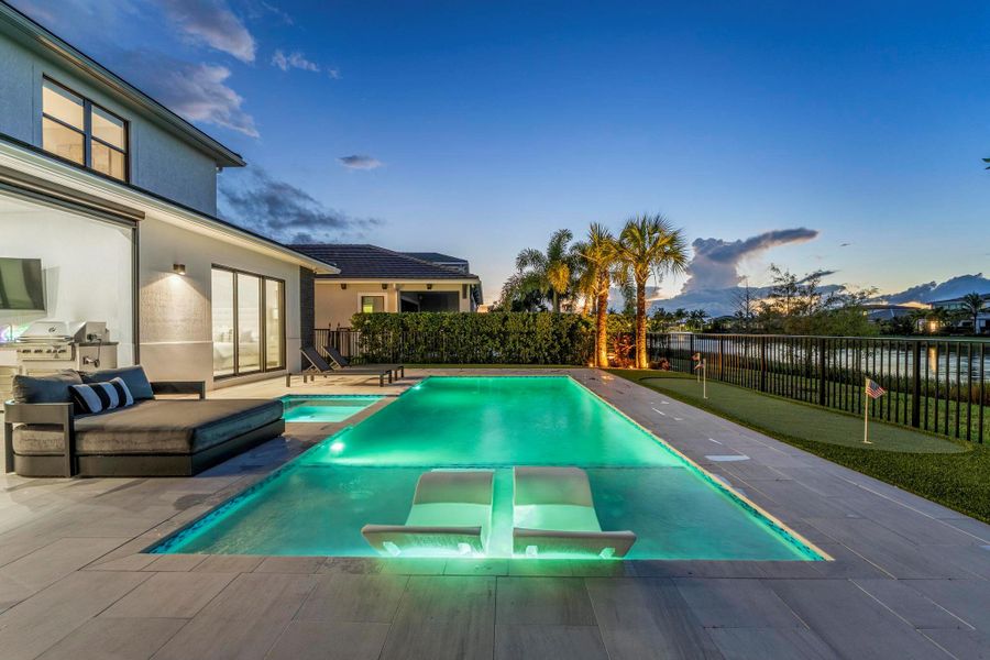 Front exterior of a new home in , Palm Beach Gardens, FL, highlighting curb appeal (Image 24).