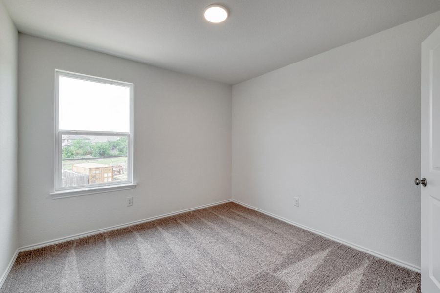 Spacious, unfurnished interior of a new home in River Bluff, Leander (Image 23). Spacious, unfurnished interior of a new home in River Bluff, Leander (Image 23).