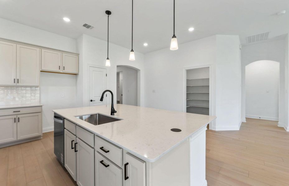 Furnished interior view inside a new home in Crescent Bluff, Georgetown (Image 5).