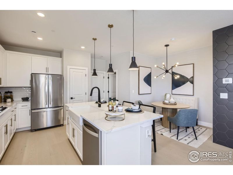 Furnished interior view inside a new home in Mountain Brook, Longmont (Image 7). Furnished interior view inside a new home in Mountain Brook, Longmont (Image 7).
