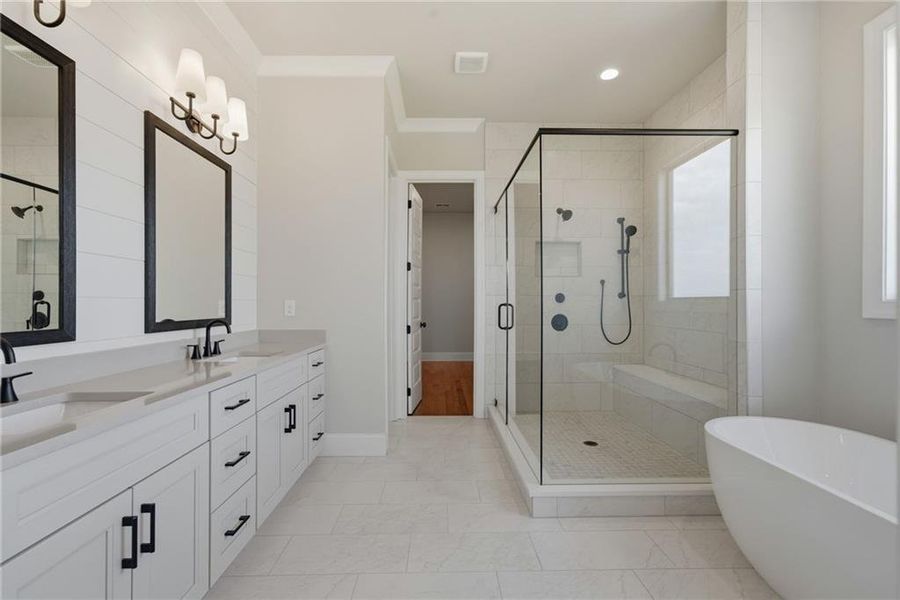 Furnished interior view inside a new home in , Gainesville (Image 10).