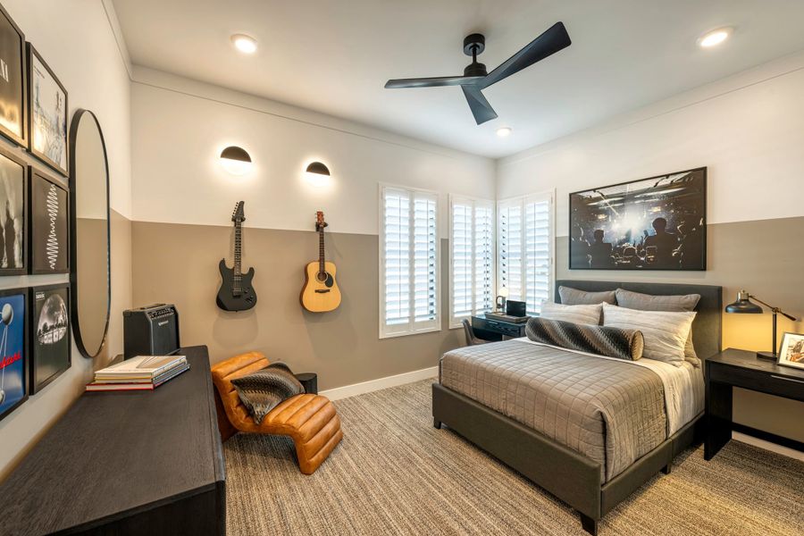 Representative furnished interior of a home built from the Calida Plan 9002 by Tri Pointe Homes in Emberly, Gilbert (Image 17).