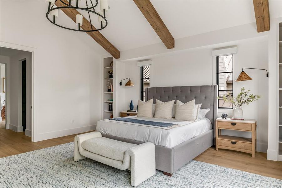 Furnished interior view inside a new home in , Dallas (Image 17). Furnished interior view inside a new home in , Dallas (Image 17).