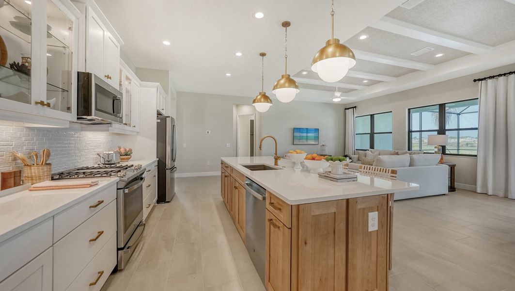 Representative furnished interior of a home built from the Harvest 3 by Neal Communities in Grand Park, Sarasota (Image 10).