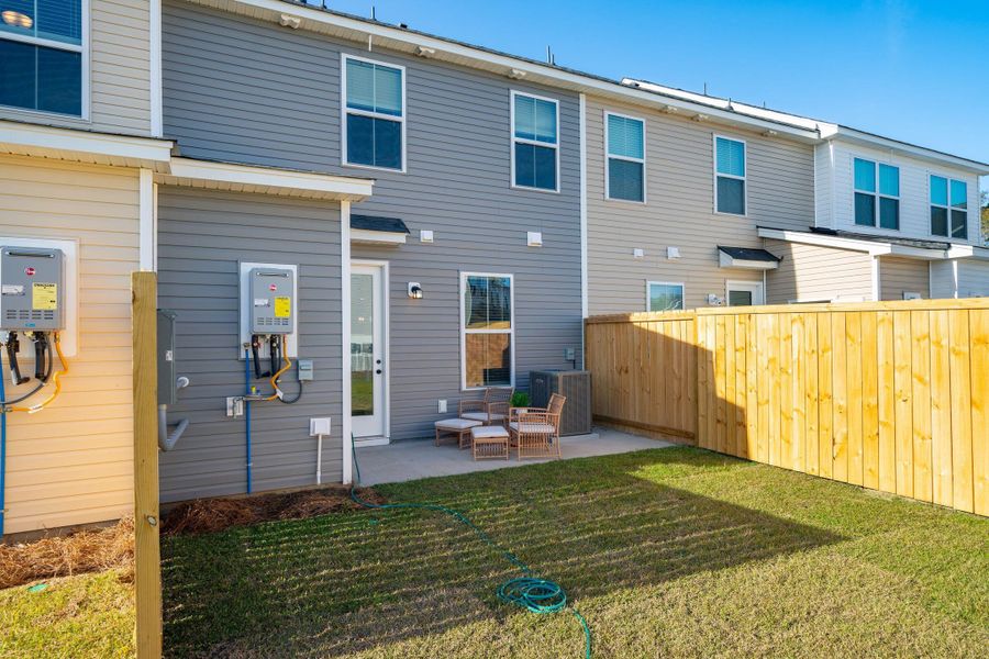 Exterior details and patio area of a home in Abbey Walk, Moncks Corner (Image 32). Exterior details and patio area of a home in Abbey Walk, Moncks Corner (Image 32).