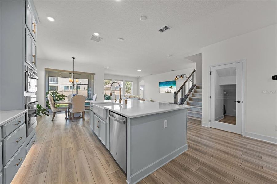 Furnished interior view inside a new home in Eden at Crossprairie, St. Cloud (Image 10).