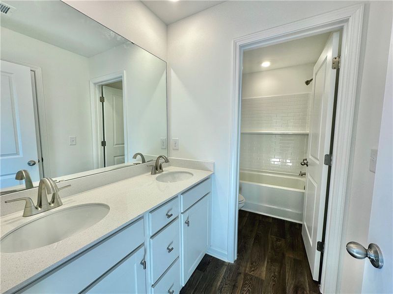 Furnished interior view inside a new home in Champions Village at Cherry Hill, Pendleton (Image 7).