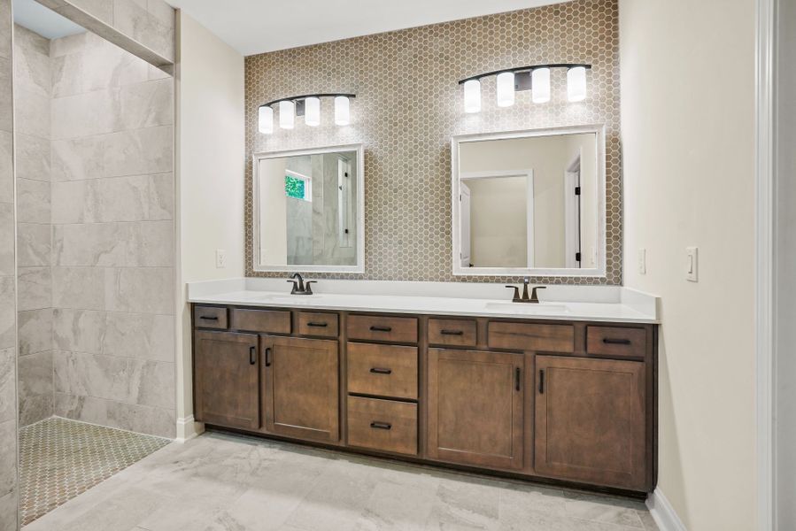 Furnished interior view inside a new home in Carolina Riverside, Belmont (Image 18).