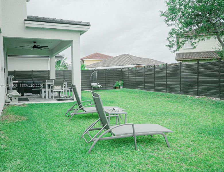 Exterior details and patio area of a home in , Miami (Image 4). Exterior details and patio area of a home in , Miami (Image 4).