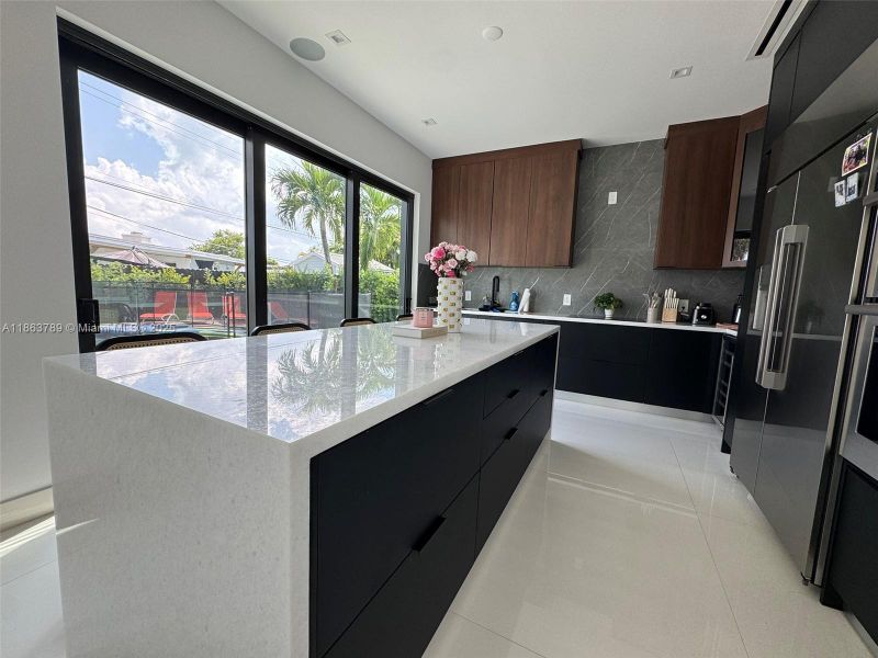 Furnished interior view inside a new home in , Miami (Image 17).