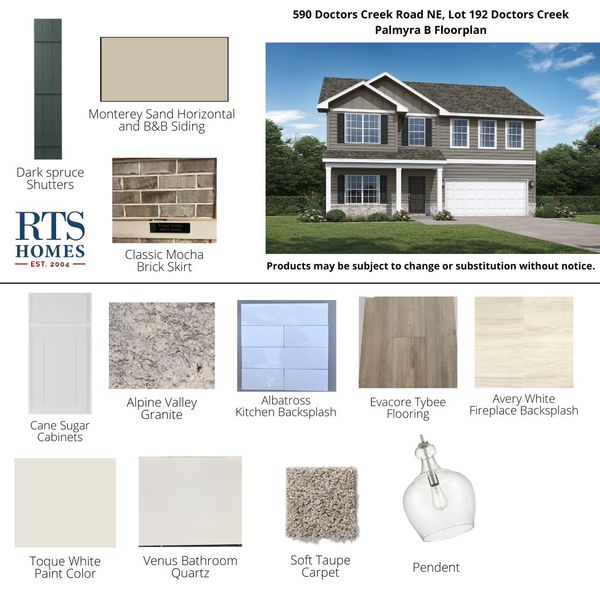 2D floor plan layout of this home in Doctor's Creek, Ludowici, GA (Image 3).