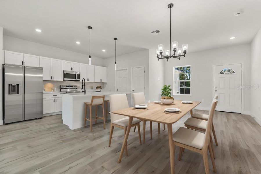 Furnished interior view inside a new home in , Ocala (Image 11).