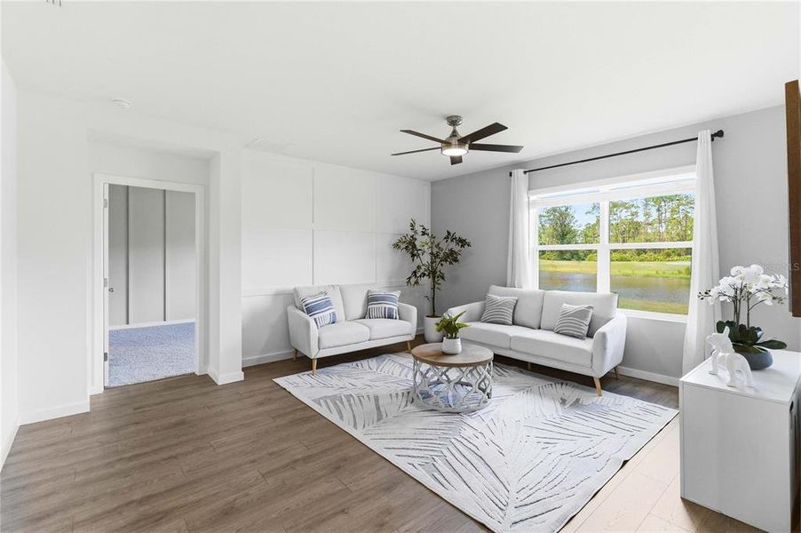 Furnished interior view inside a new home in Ironwood, Daytona Beach (Image 8).